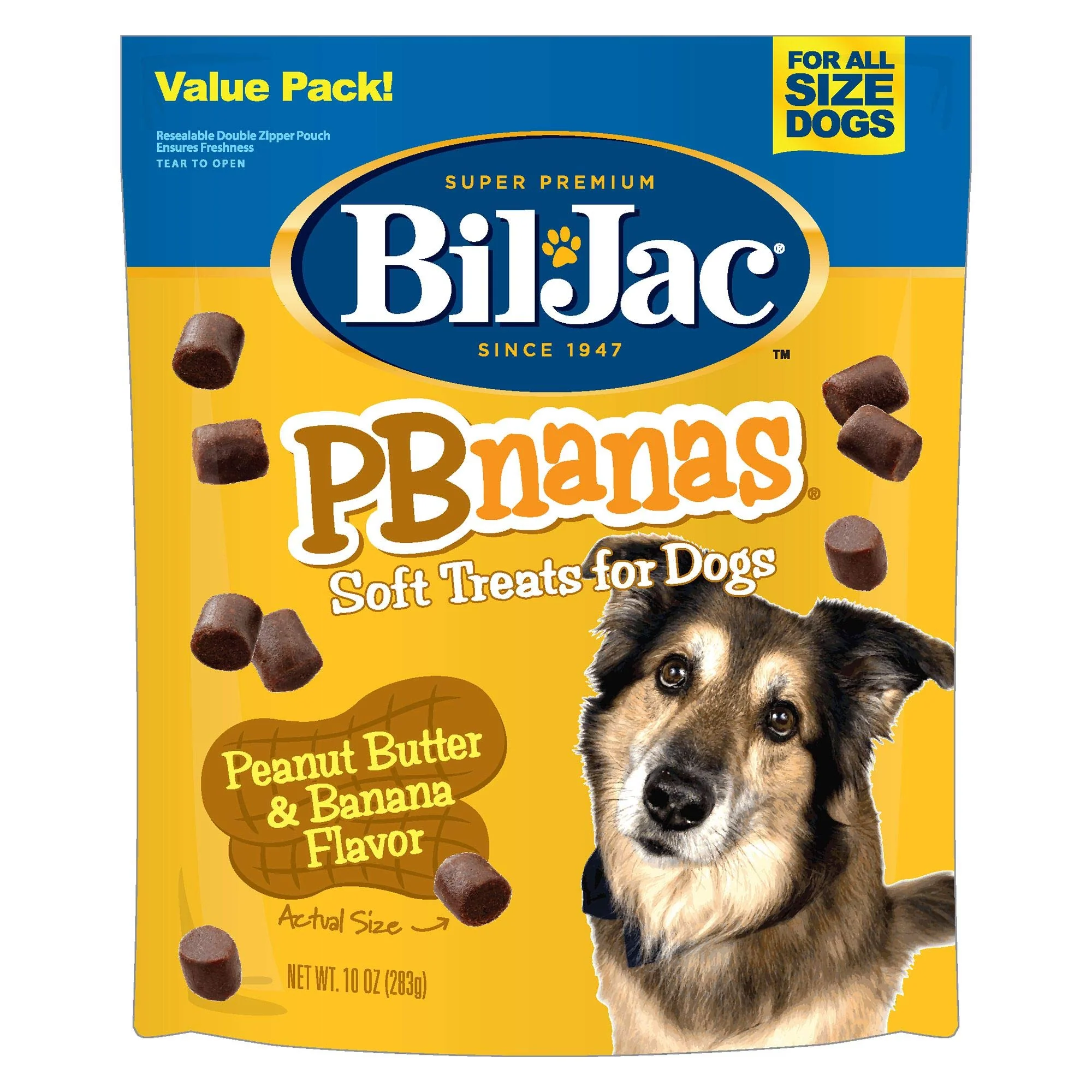 BilJac PBananas Treats Suaves 10 Onzas
