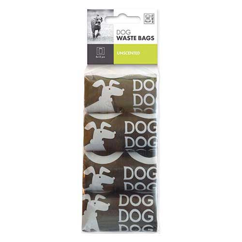 Bolsas Negras para Desechos M-Pets 8 unidades