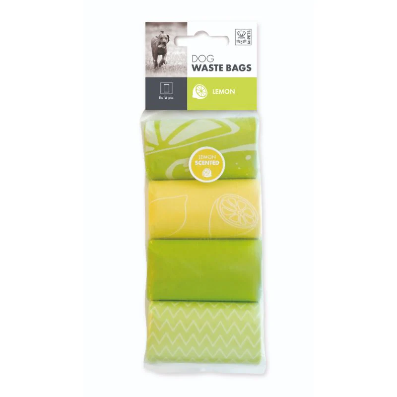 Bolsas para Desechos M-Pets Olor Limón 8