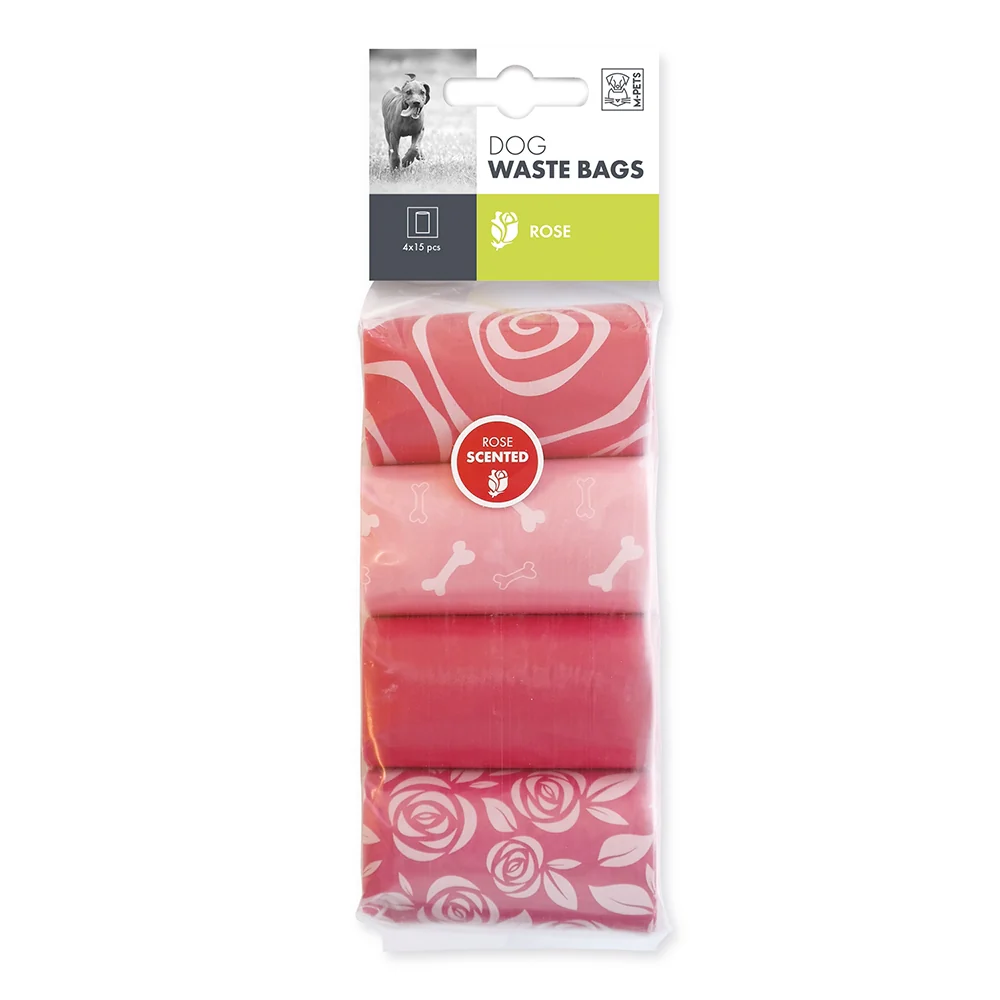 Bolsas para Desechos M-Pets Olor Rosas 8