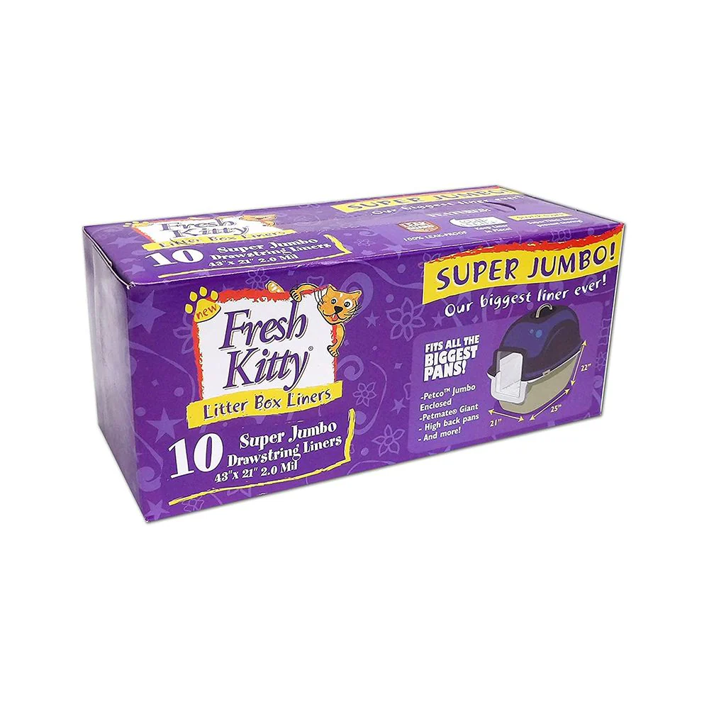 Bolsas para Litera de Gato 10 unidades Super Jumbo