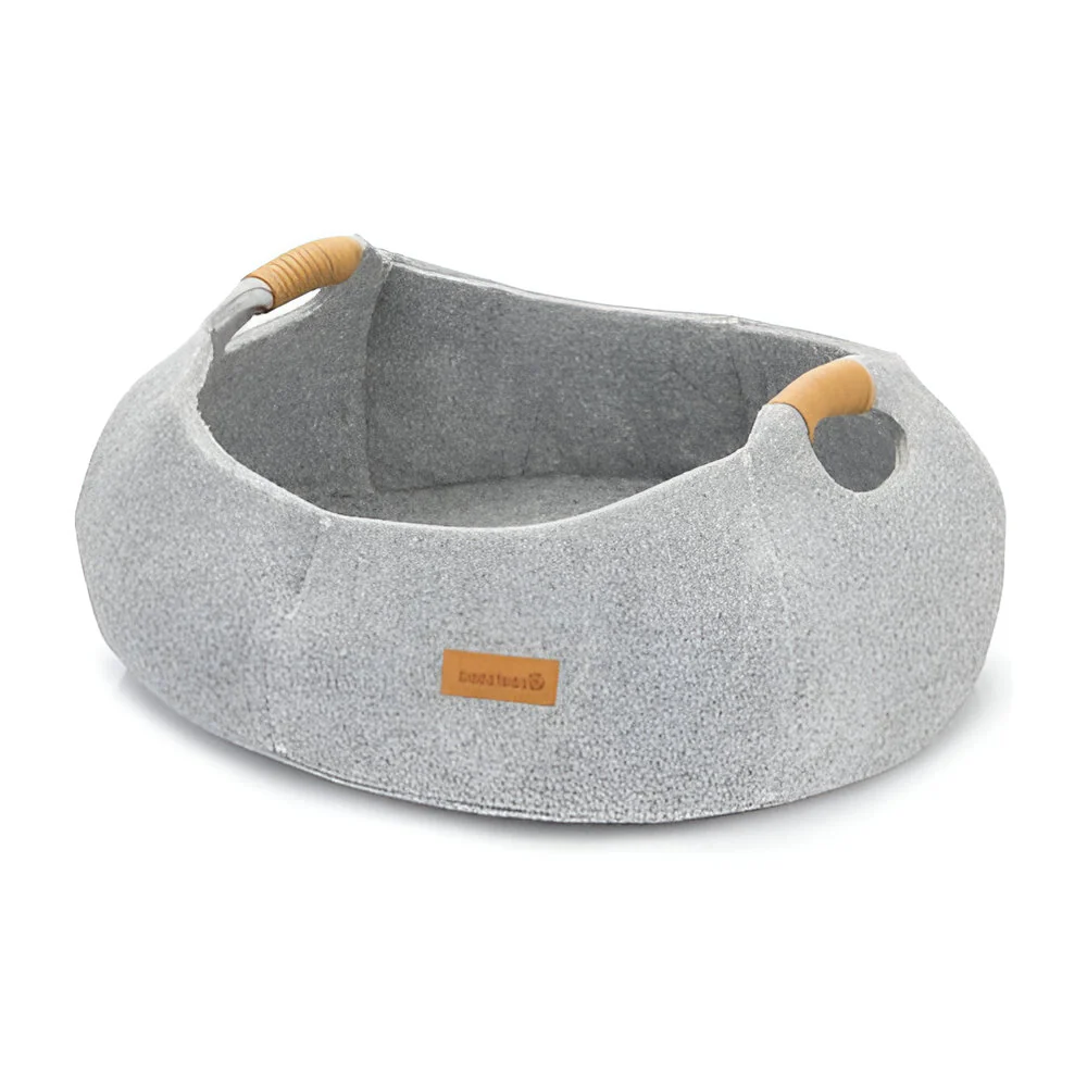 Cama Cesta Gris para Gatos