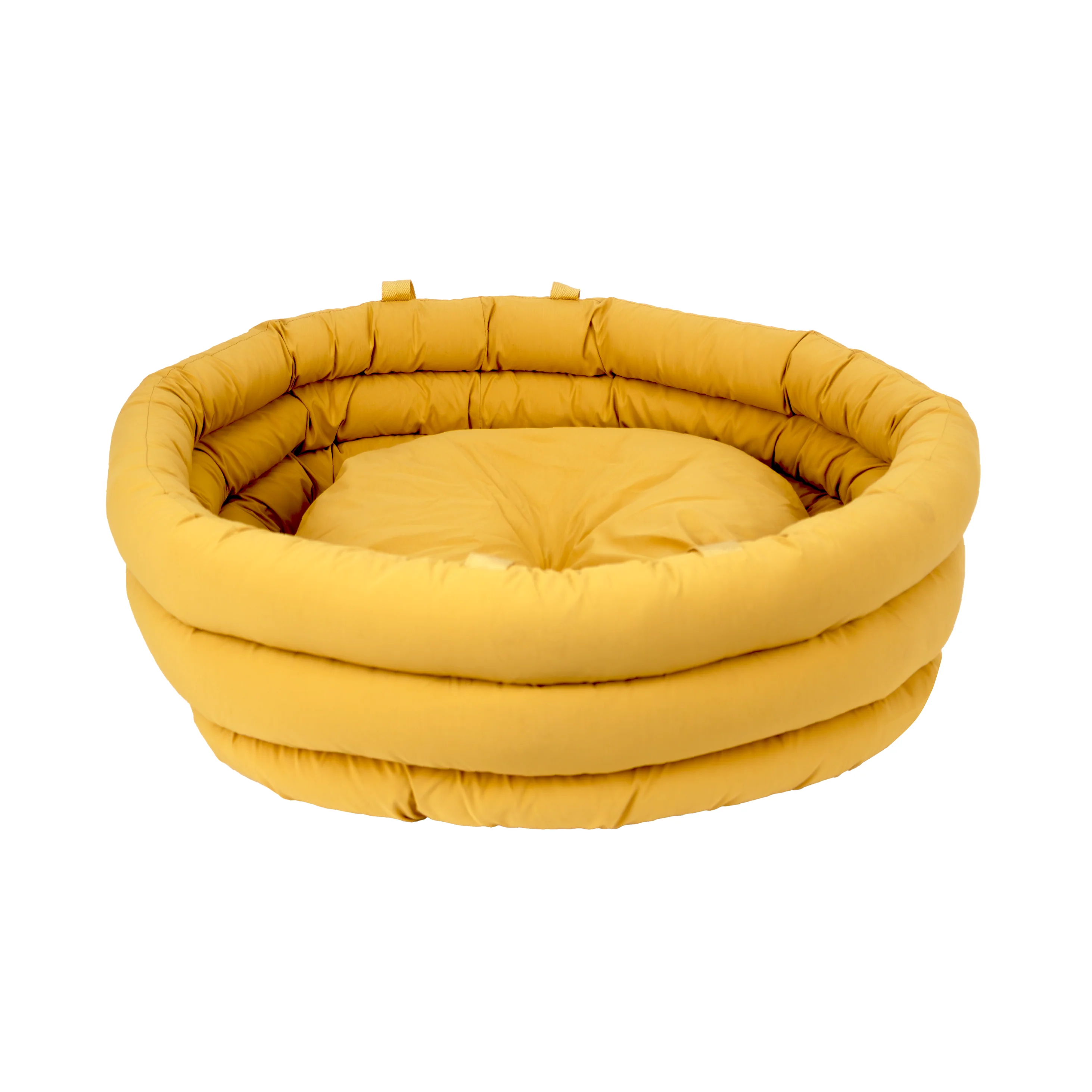 Cama Redonda Mostaza