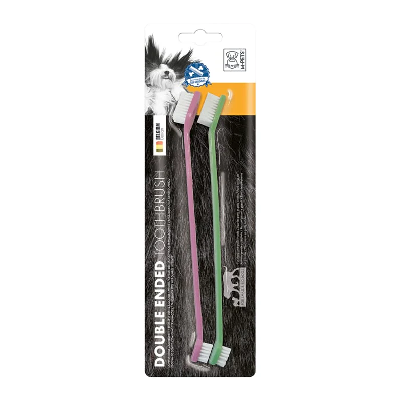 Cepillo Dental Doble Para Perros
