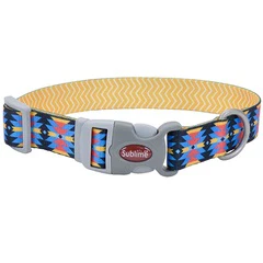 Collar Chevron Amarillo Azteca 2"