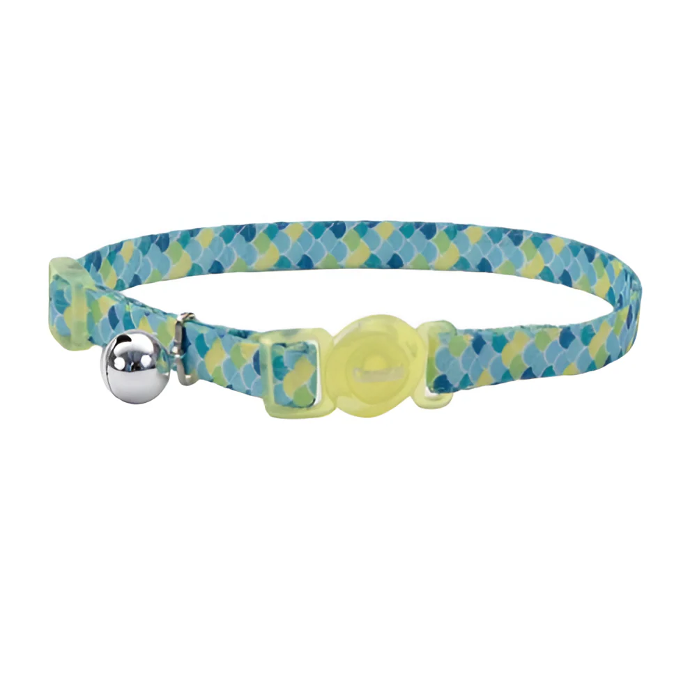 Collar Petite Escamas Verde Azulado
