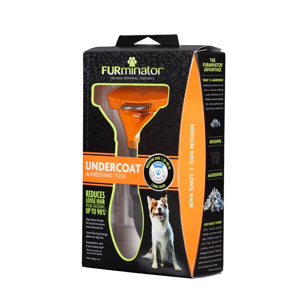 Deslanador Furminator para Perro de Pelo Largo 3-12/1Ct- M