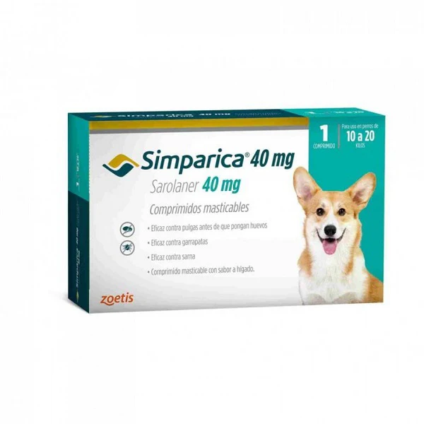 Desparasitante Externo Para Perros Simparica 1 Tableta - Image 4