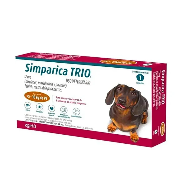 Desparasitante Externo Para Perros Simparica Trio 1 Tableta - Image 6