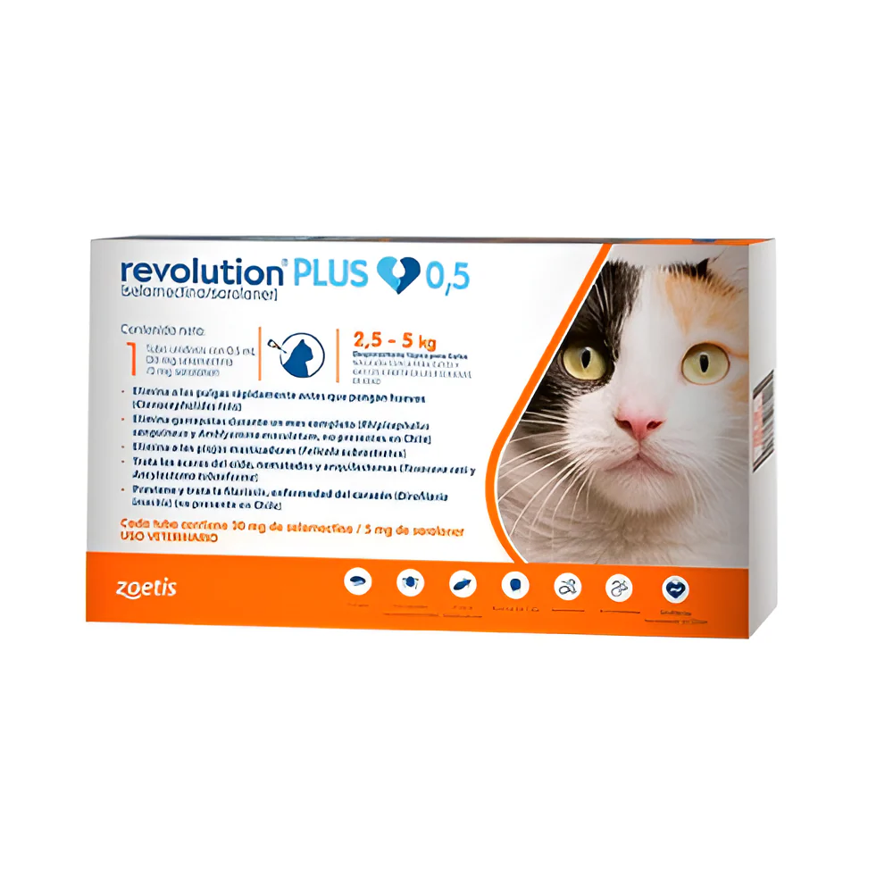 Desparasitantes Externo Para Gatos Revolution Plus 1 Pipeta - Image 3