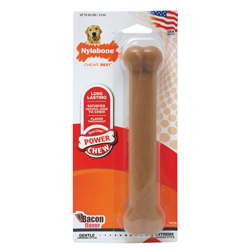 Hueso Masticable Gigante -Bacon