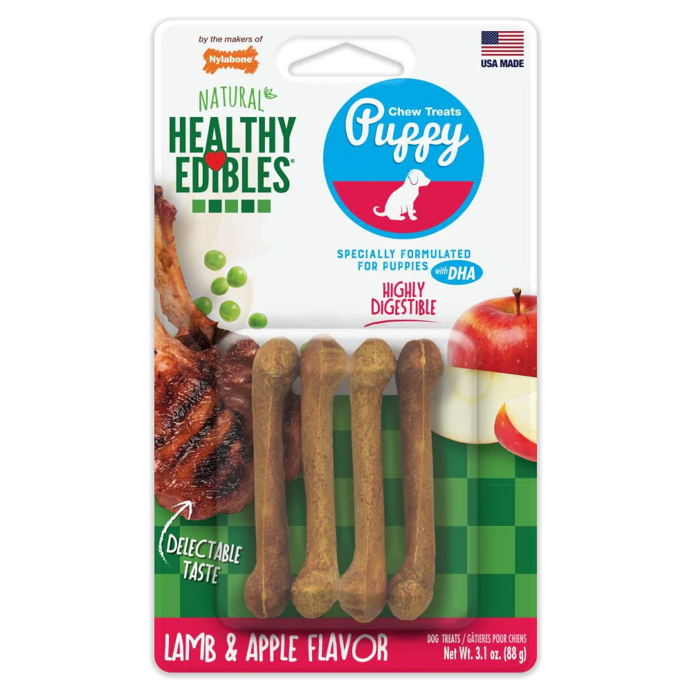 Hueso Nylabone para Cachorro - Cordero y Manzana
