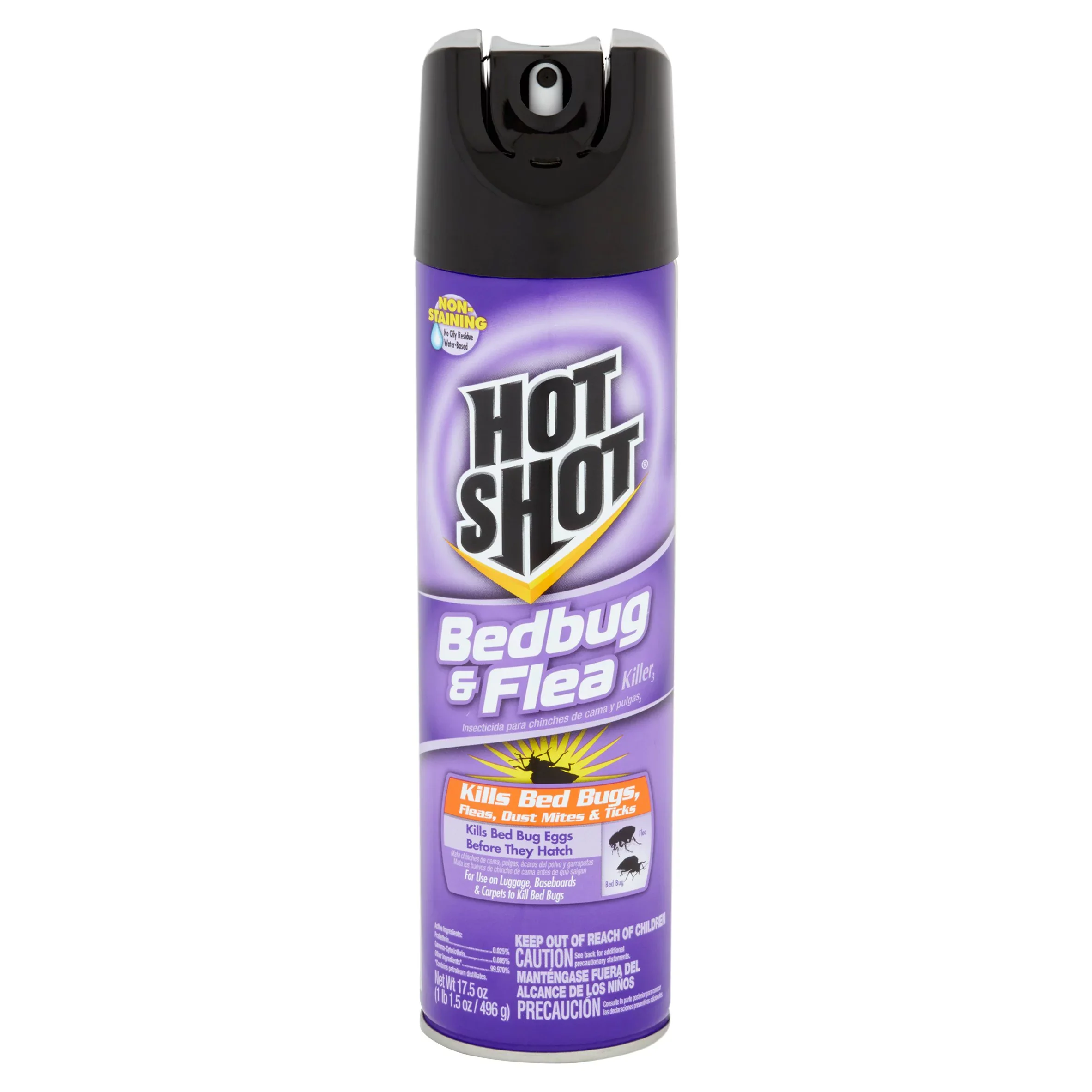 Insecticida Hot Shot para Chinches y Pulgas