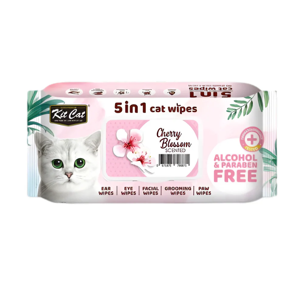Kit Cat Toallitas Humedas Cherry Para Gato