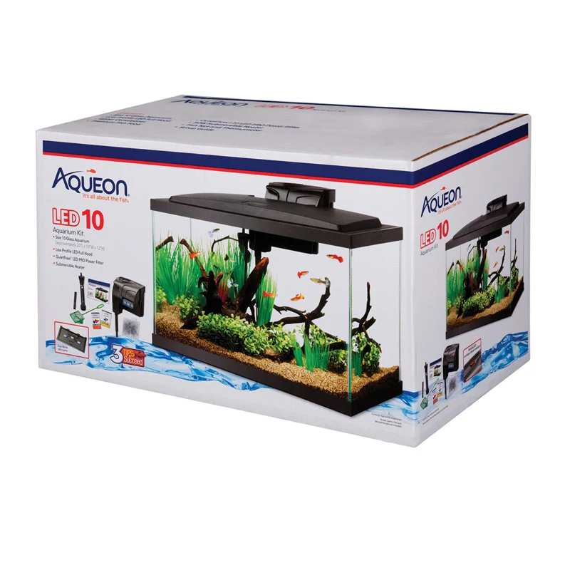 Kit de Pecera Con Led 10 Galones