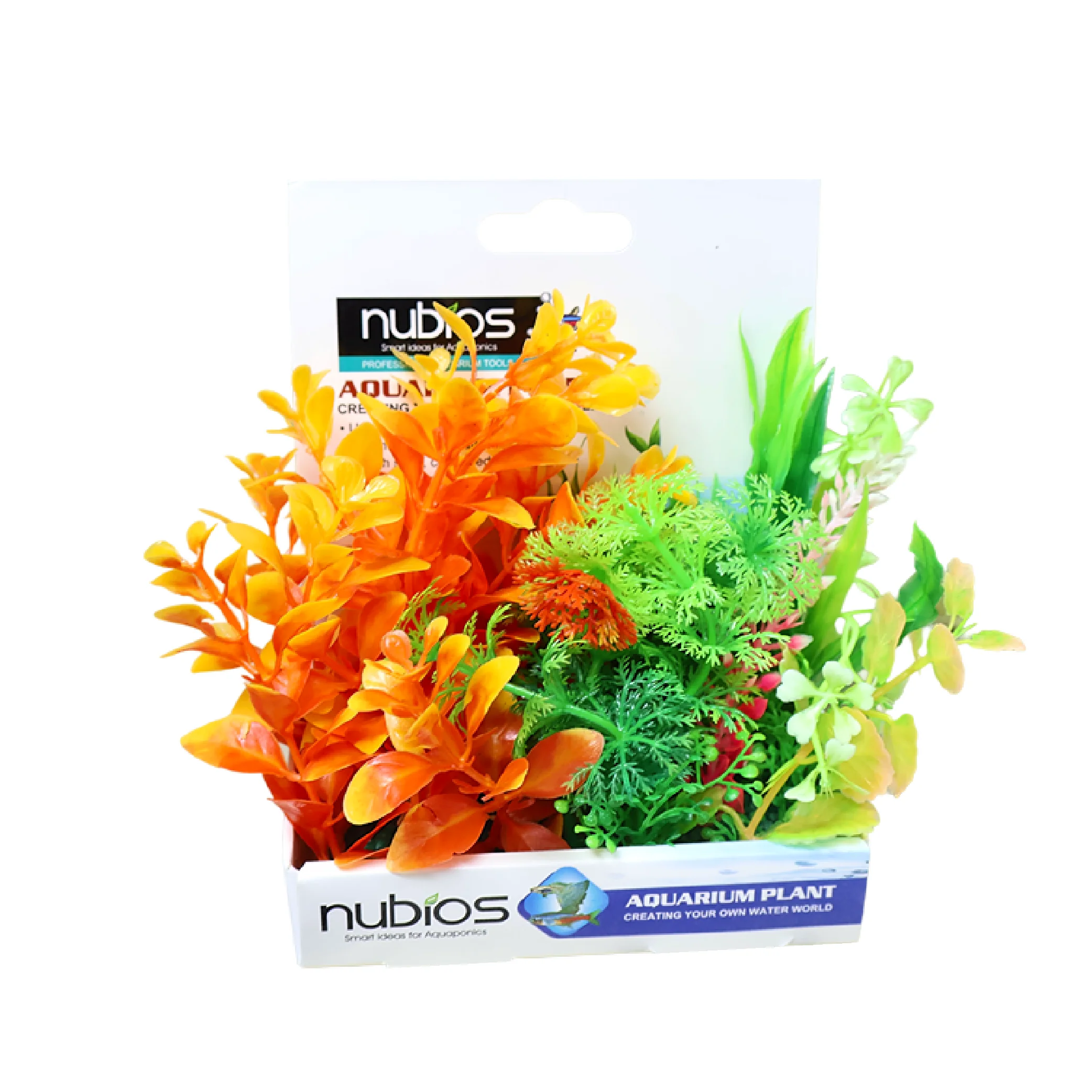 Kit De Plantas Plásticas Para Pecera 02- 4"