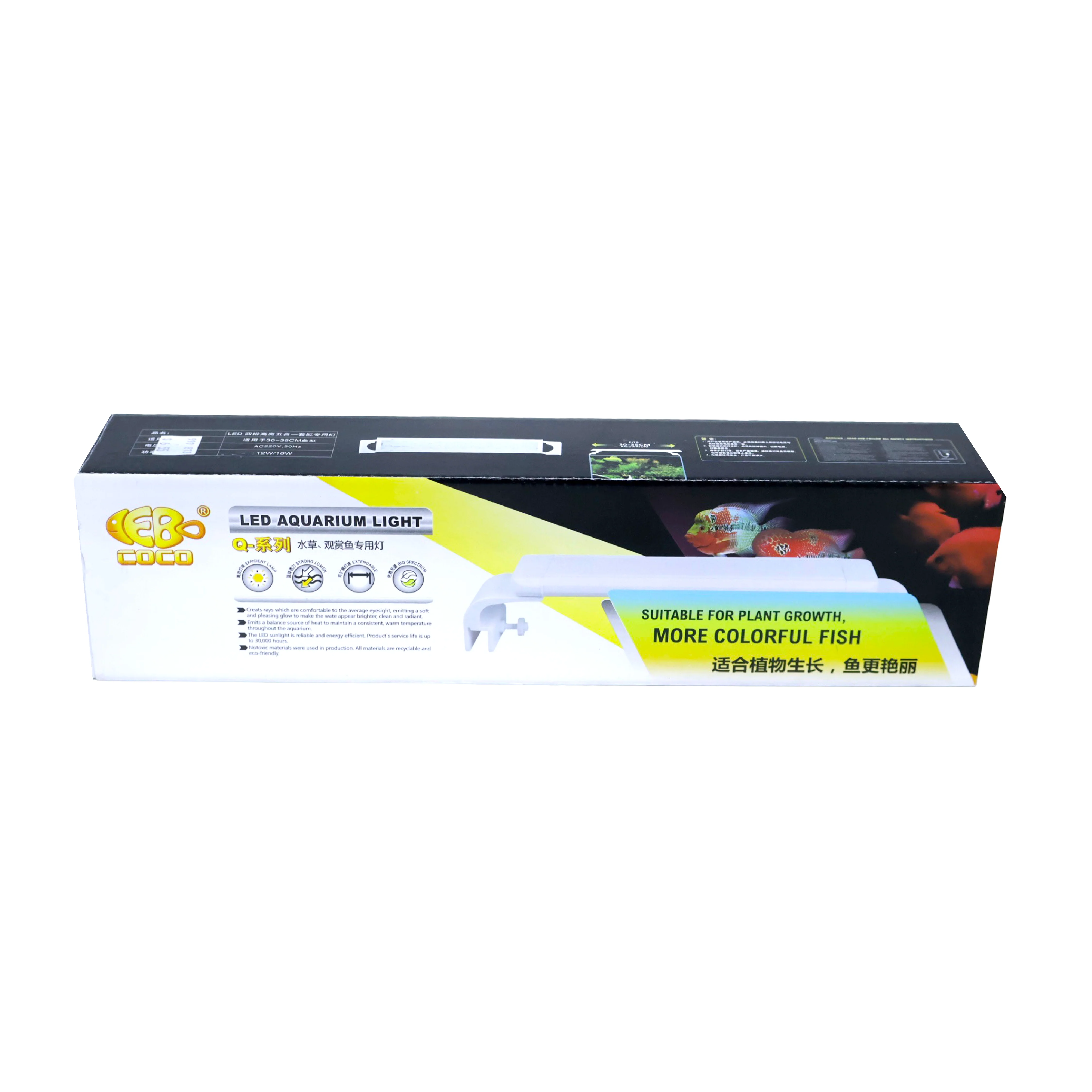 Lampara Led para Pecera 16W 8Cm Blanca
