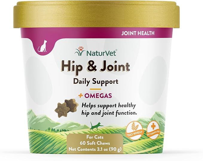 NaturVet Hip N Joint Con Omega para Gato 60 unidades - Image 2