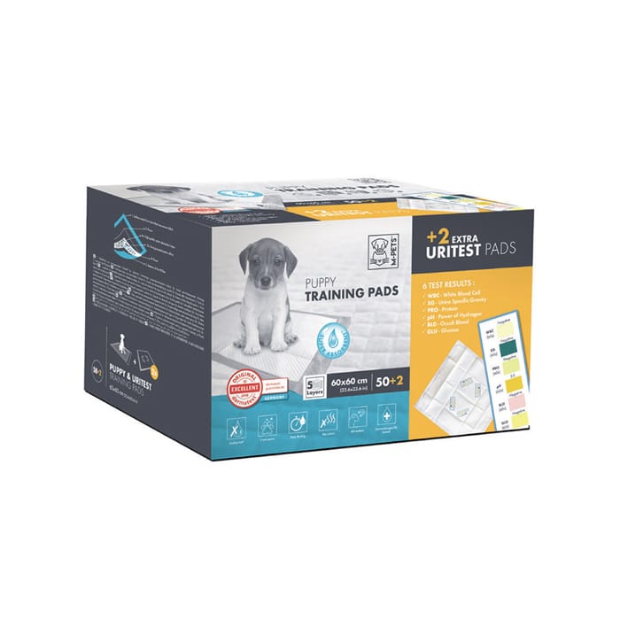 Pads de Entrenamiento + 2 Uritest para Cachorro M-Pets