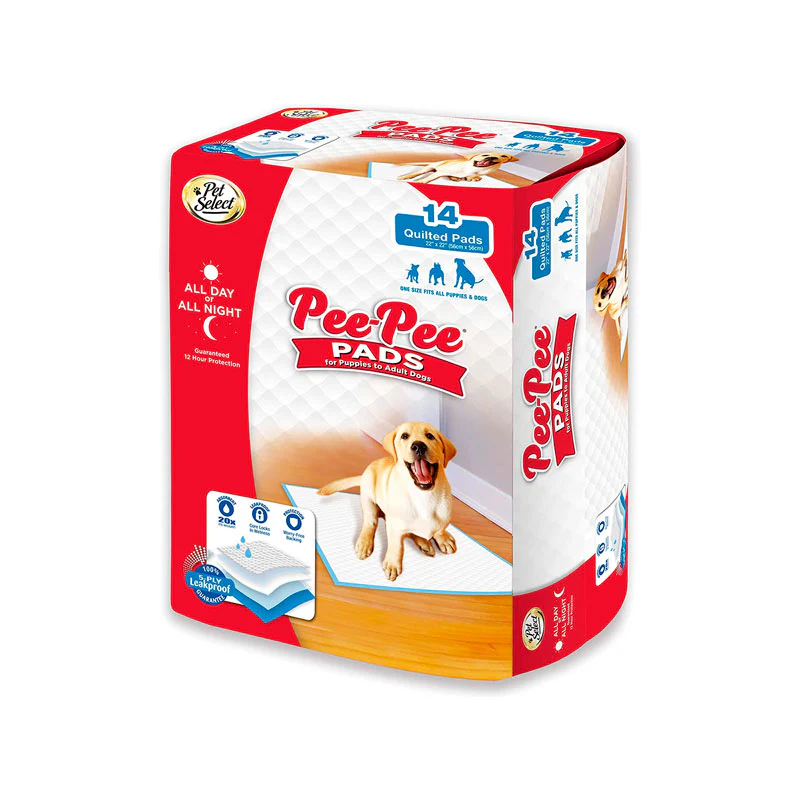 Pads para Cachorro Pee Pee Pads 14 unidades