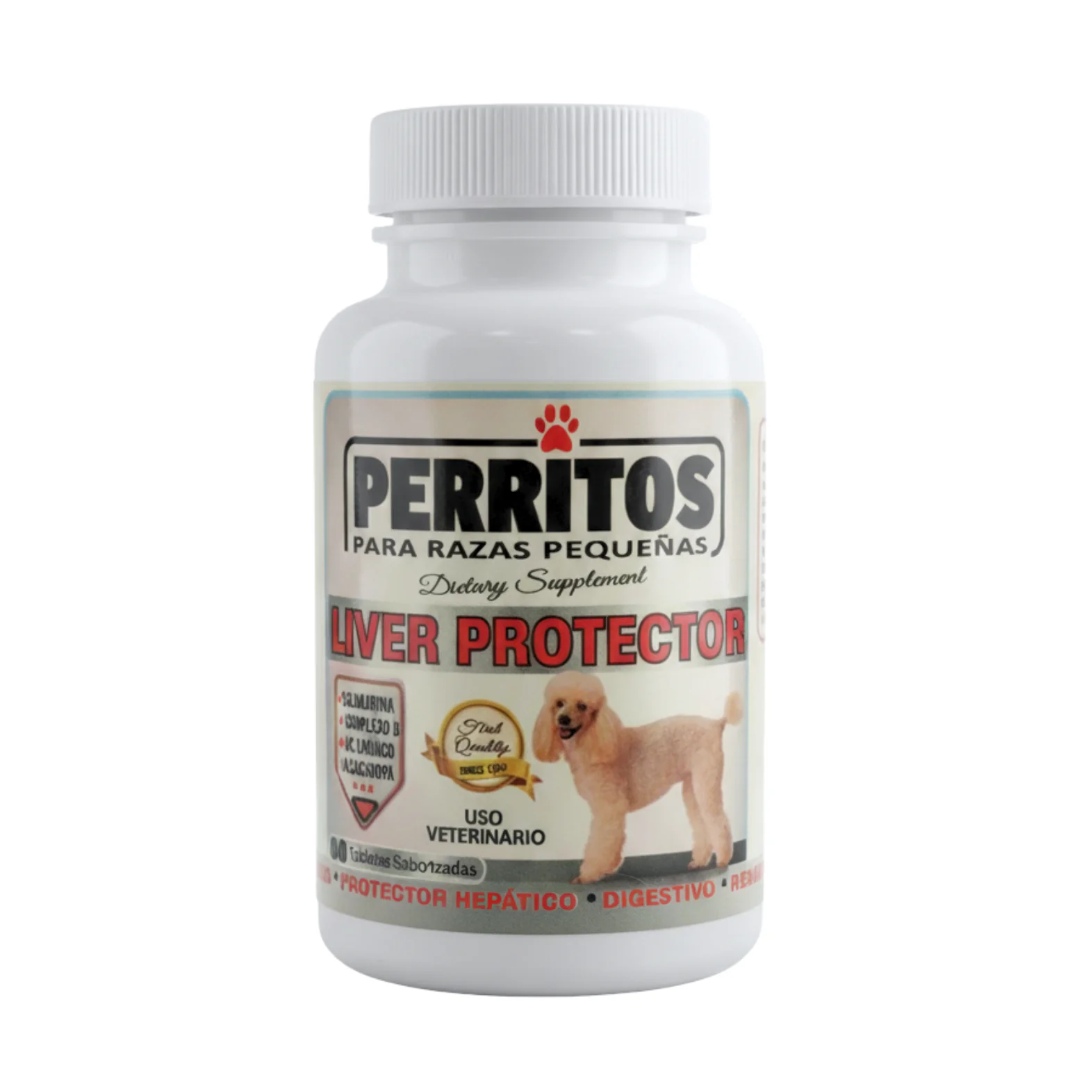 Perrito Protector Hepático Raza Pequeña/ 60 Tab