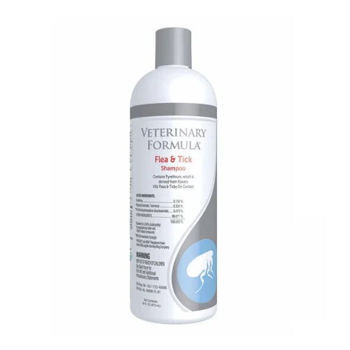 Shampoo Veterinary Formular Contra Pulgas y Garrapatas 16 Oz