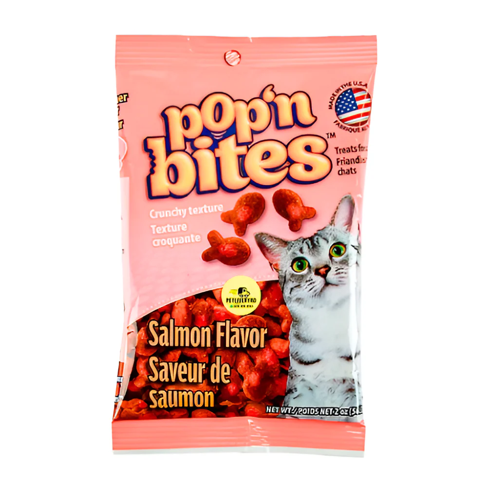 Snack Popn Bites Salmon para Gatos