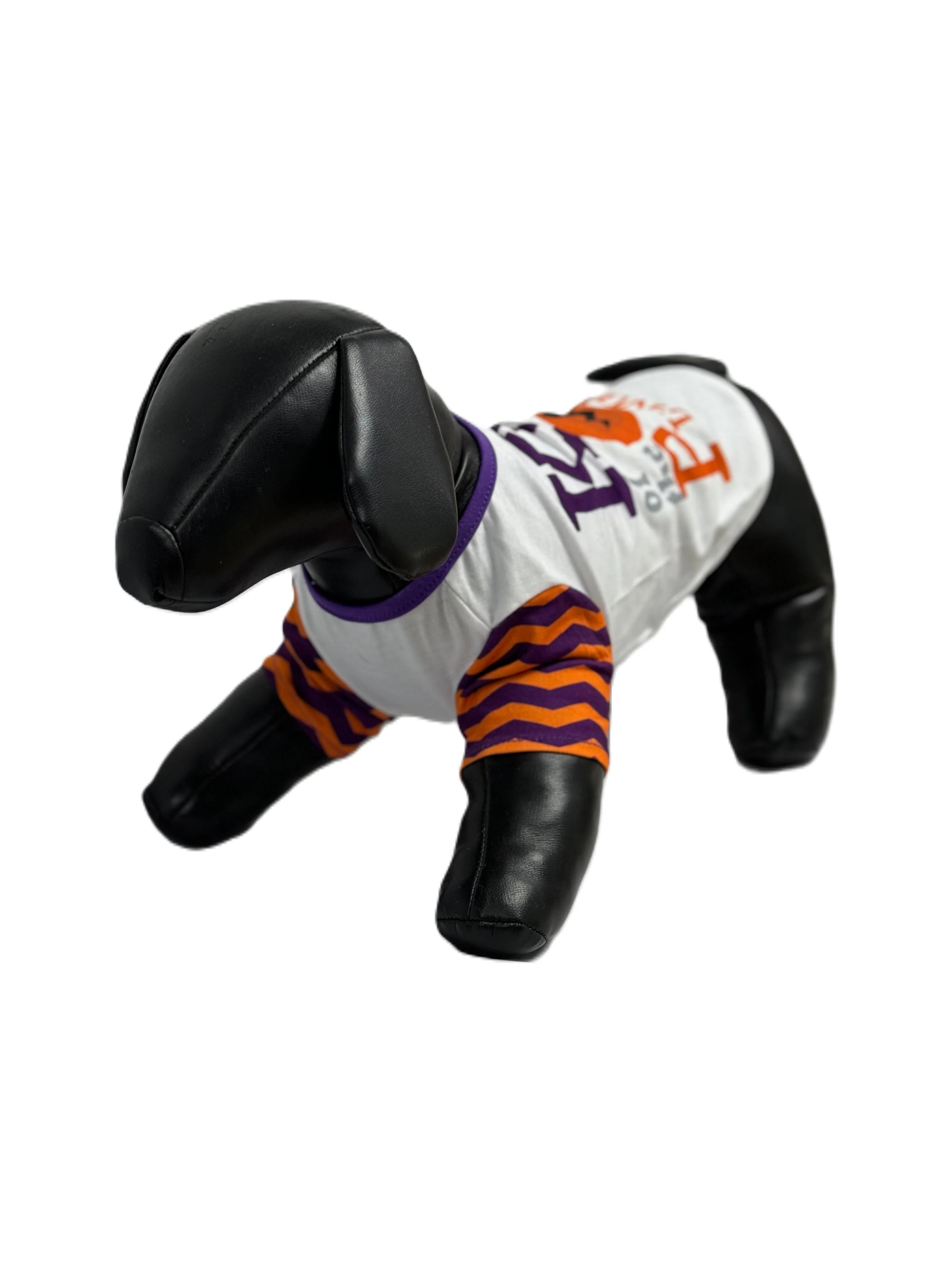 T-Shirt de Halloween Blanco para Perro Rey de las Calabazas - Image 2